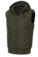 PIT BULL &quot;Eclipse&quot; sleeveless vest with hood - khaki