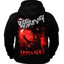 Bluza z kapturem Extreme Adrenaline "No Pyro No Party!" 