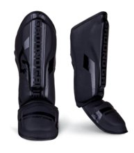 Shin and foot pads &quot;Stripe black&quot; Ground Game