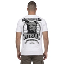 Koszulka PIT BULL "TROUBLEMAKER" - biały