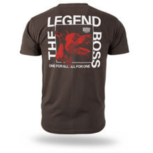 Koszulka T-shirt Dobermans Aggressive "THE LEGEND BOSS" TS382 - brązowa