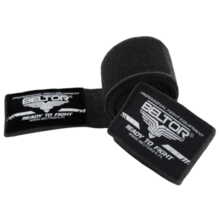 Beltor Boxing Wraps 4m - Elastic - Black