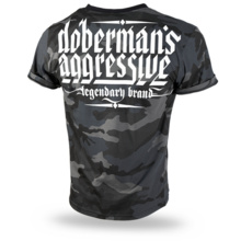Dobermans Aggressive T-shirt &quot;Classic logo TS231&quot; - camouflage