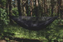 Hamak TIGERWOOD Obozowy Niedźwiedź XL z Moskitierą Black