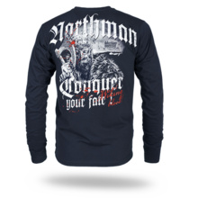 Longsleeve Dobermans Aggressive "Northman" LS344 - granatowy