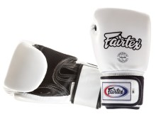 Rękawice bokserskie FAIRTEX  BGV1-B (white/black 0palm) breathable "K"