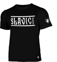 Koszulka Slavic Division "Linia Słowiańska" - czarna