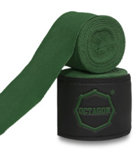 Bandaże bokserskie owijki Octagon 3 m Fightgear Supreme Basic - ciemny zielony