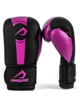 Rękawice bokserskie dla dzieci Overlord "Boxer" - czarno/różowe