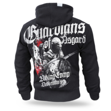 Dobermans Aggressive &quot;Guardians of Asgard KZ197&quot; zip-up sweatshirt - black