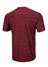 Koszulka Casual Sport PIT BULL "Hilltop" - burgundy melanż