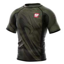Short sleeve rashguard męski Extreme Hobby | POLSKA ULTIMATE - khaki