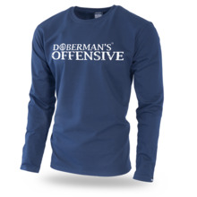 Longsleeve Dobermans Aggressive "DOBERMANS OFFENSIVE" LS180 - granatowy