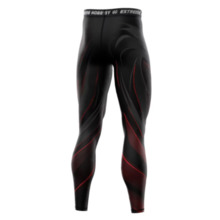 Extreme Hobby "POLSKA ULTIMATE" Men's Sports Leggings - Black