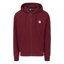 Bluza rozpinana z kapturem PIT BULL "SMALL LOGO NUGGET" - bordowy