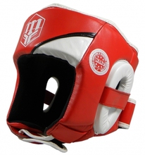 Kask bokserski ochraniacz głowy Masters KT-COMFORT (WAKO APPROVED) - czerwony