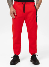  PIT BULL men&#39;s sweatpants &quot;DOGWOOD POCKET&quot; - red fluo