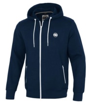 PIT BULL Terry &quot;New Logo&quot; zip-up hoodie - navy blue