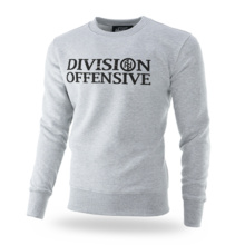 Dobermans Aggressive &quot;CLASSIC OFFENSIVE DIVISION&quot; sweatshirt BC325 - gray