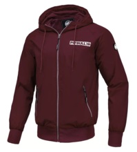 PIT BULL &quot;Athletic Logo&quot; spring jacket &#39;23 - cherry