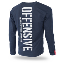 Longsleeve Dobermans Aggressive "AN UNSTOPPABLE OFFENSIVE INFINITE " LS264" - granatowy