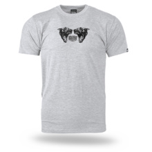 Koszulka T-shirt Dobermans Aggressive "MAD AS HELL" TS383 - szara