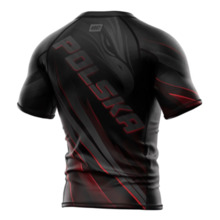 Short sleeve rashguard męski Extreme Hobby | POLSKA ULTIMATE - czarny