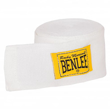 Bandaż bokserski elastyczny BENLEE 4,5m - biały