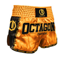 Spodenki Kickboxing/Muay Thai Legion Octagon Future PREMIUM - black/gold