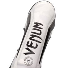 Venum Elite Standup shin and foot protectors - white/camo