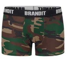Brandit 4501 boxer shorts - woodland/ dark camo