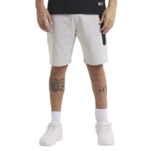  PIT BULL men's sweat shorts "DOGWOOD POCKET" - white and blue