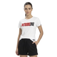 PIT BULL "REBEL BORN" Women's T-shirt - White
