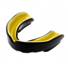 Mouthguard single jaws Masters OZ-GEL - black and yellow