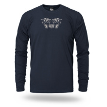 Longsleeve Dobermans Aggressive "MAD AS HELL" LS383 - granatowy