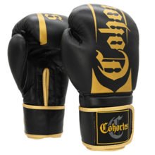 Cohortes &quot;Cornibus Cohort&quot; leather boxing gloves - black/gold