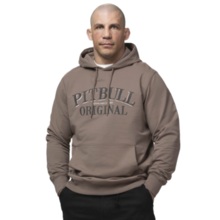 Bluza z kapturem PIT BULL "MIDNIGHT" - brązowy