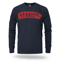 Longsleeve Dobermans Aggressive "STORMER" LS387 - granatowy