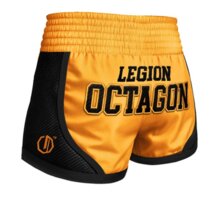 Spodenki Kickboxing/Muay Thai Legion Octagon Kevlar PREMIUM gold