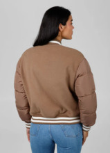 PIT BULL BUENA women&#39;s winter jacket - brown