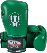 Rękawice bokserskie skórzane Masters RBT-GREENSTRIKE - zielone 12oz