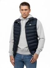 PIT BULL &quot;GRANGER II&quot; quilted vest - navy blue