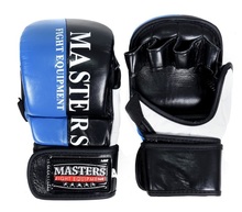 Rękawice do MMA MASTERS GFS-10 - niebieskie