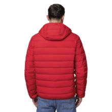 PIT BULL "SEACOAST III" quilted winter jacket with hood - red
