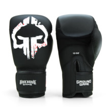 Ground Game &quot;Skullz&quot; leather boxing gloves