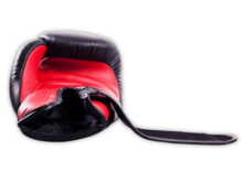 Top King boxing gloves "SUPER" TKBGSV "SUPER" (black / red palm) "K"