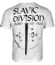 Koszulka Slavic Division "Born to fight" - biała