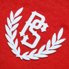 Koszulka Pretorian Ringer "PS" 3D - czerwony