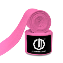 Octagon boxing wrap bandages 3 m - pink