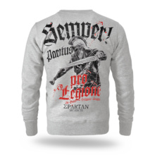 Bluza Dobermans Aggressive "SEMPER PARATUS BC412" - szara